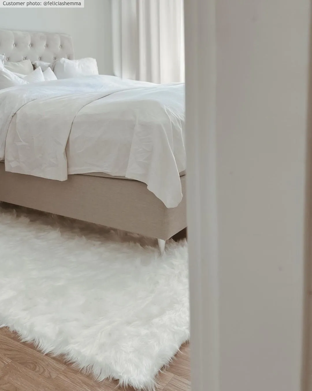 Koberce s dlhým vlasom - Pomaire (biele)