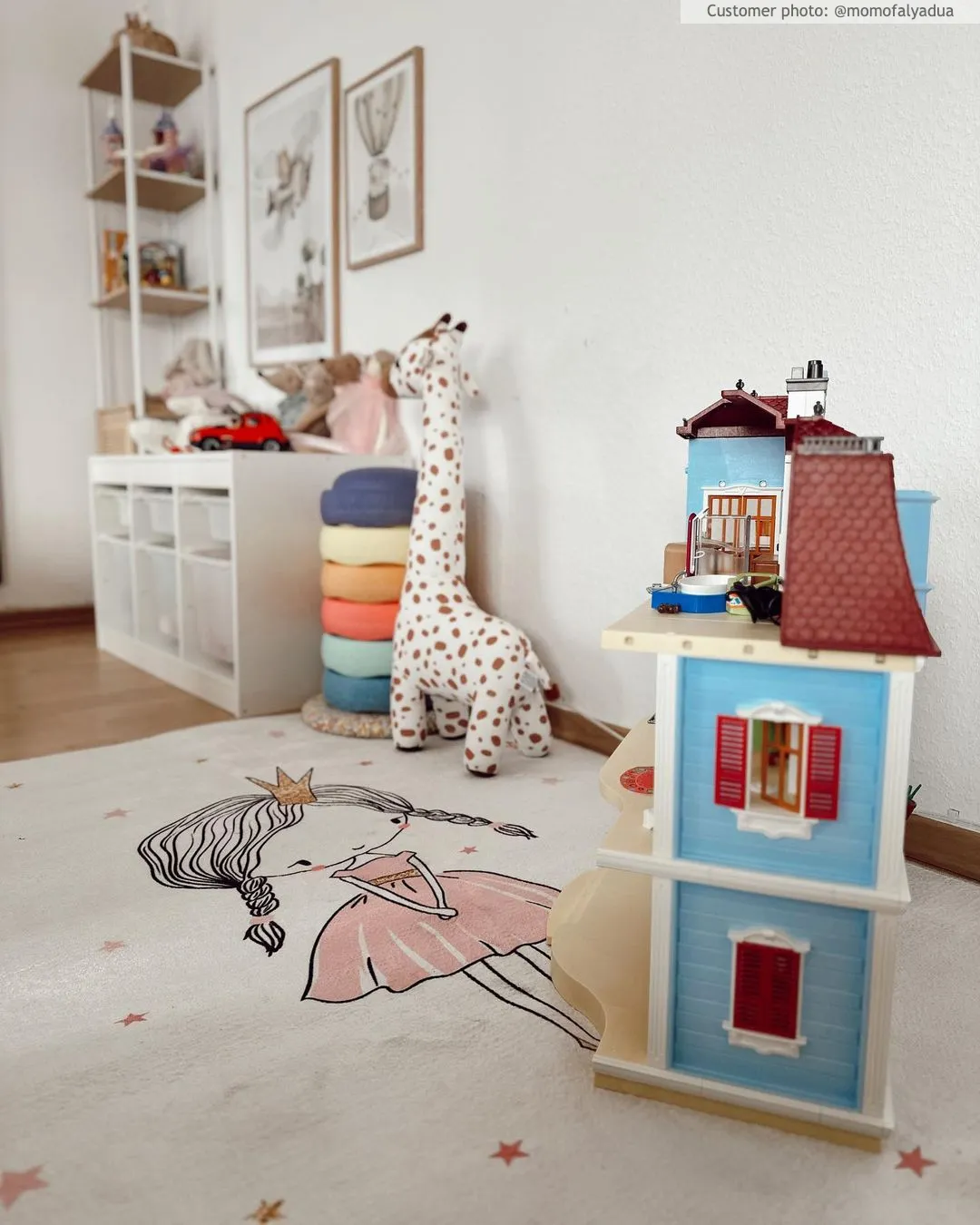 Detský koberec - Princezná (ružový)