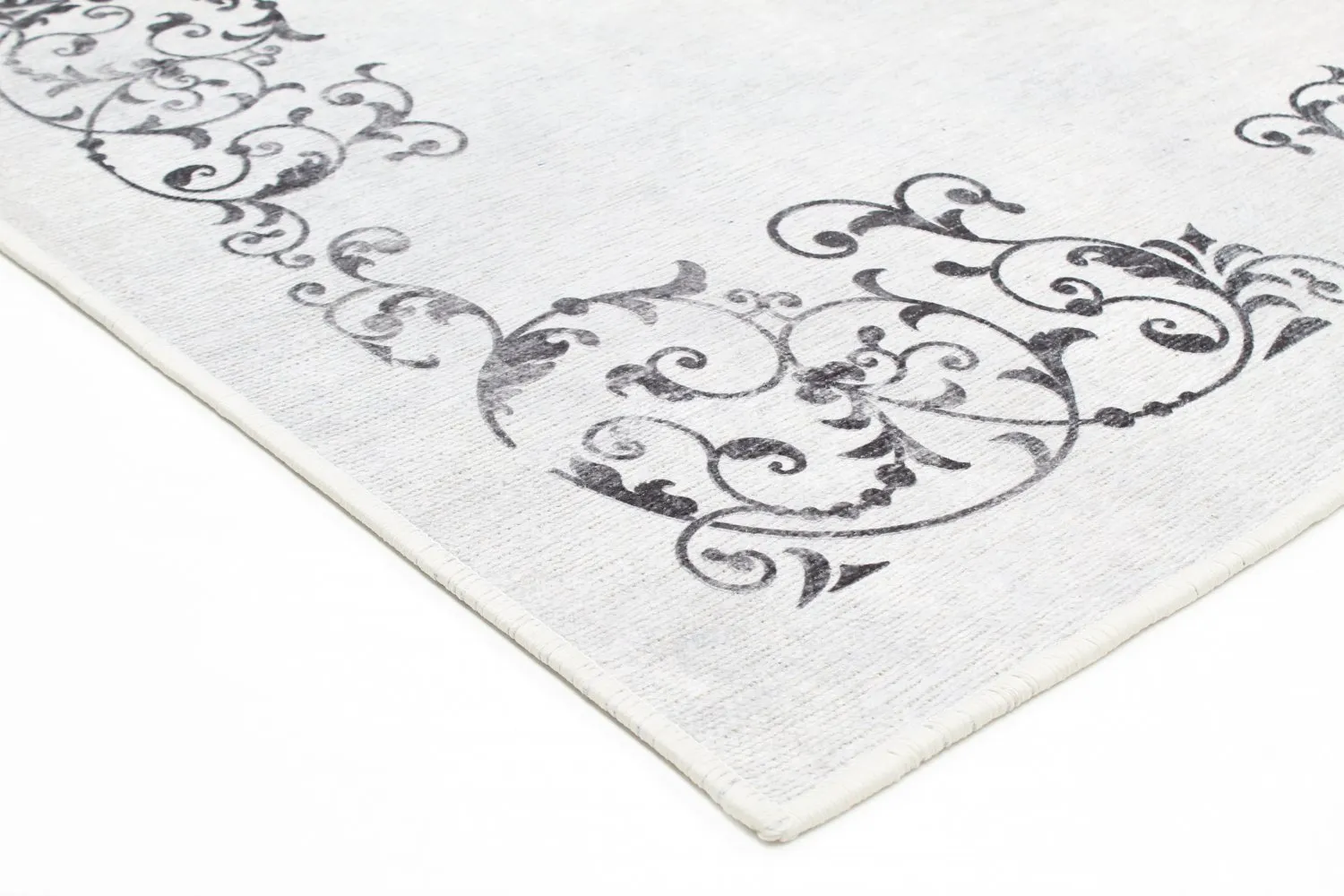 Koberec Wilton - Santi (biela/čierna)