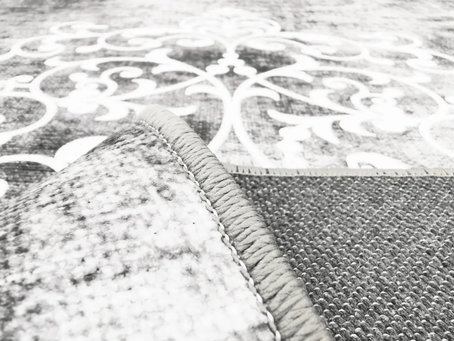 Koberec Wilton - Santi (šedá/biela)