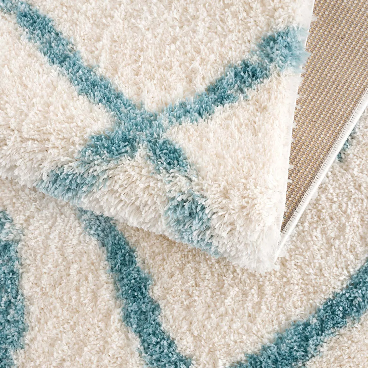 Koberce s chlupatým povrchom - Chianti (modrý)