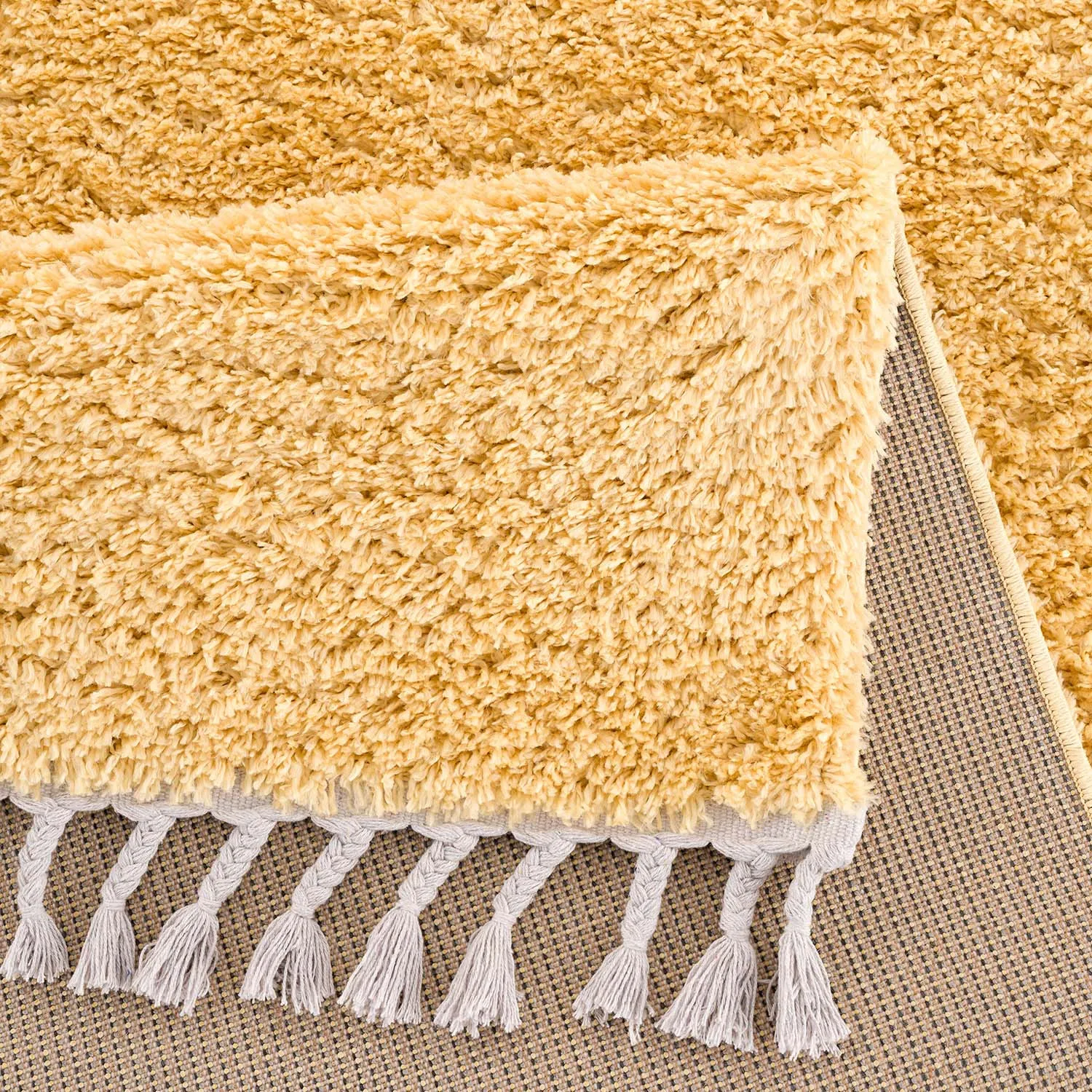 Koberce s dlhým vlasom - Cudillero (žltá)