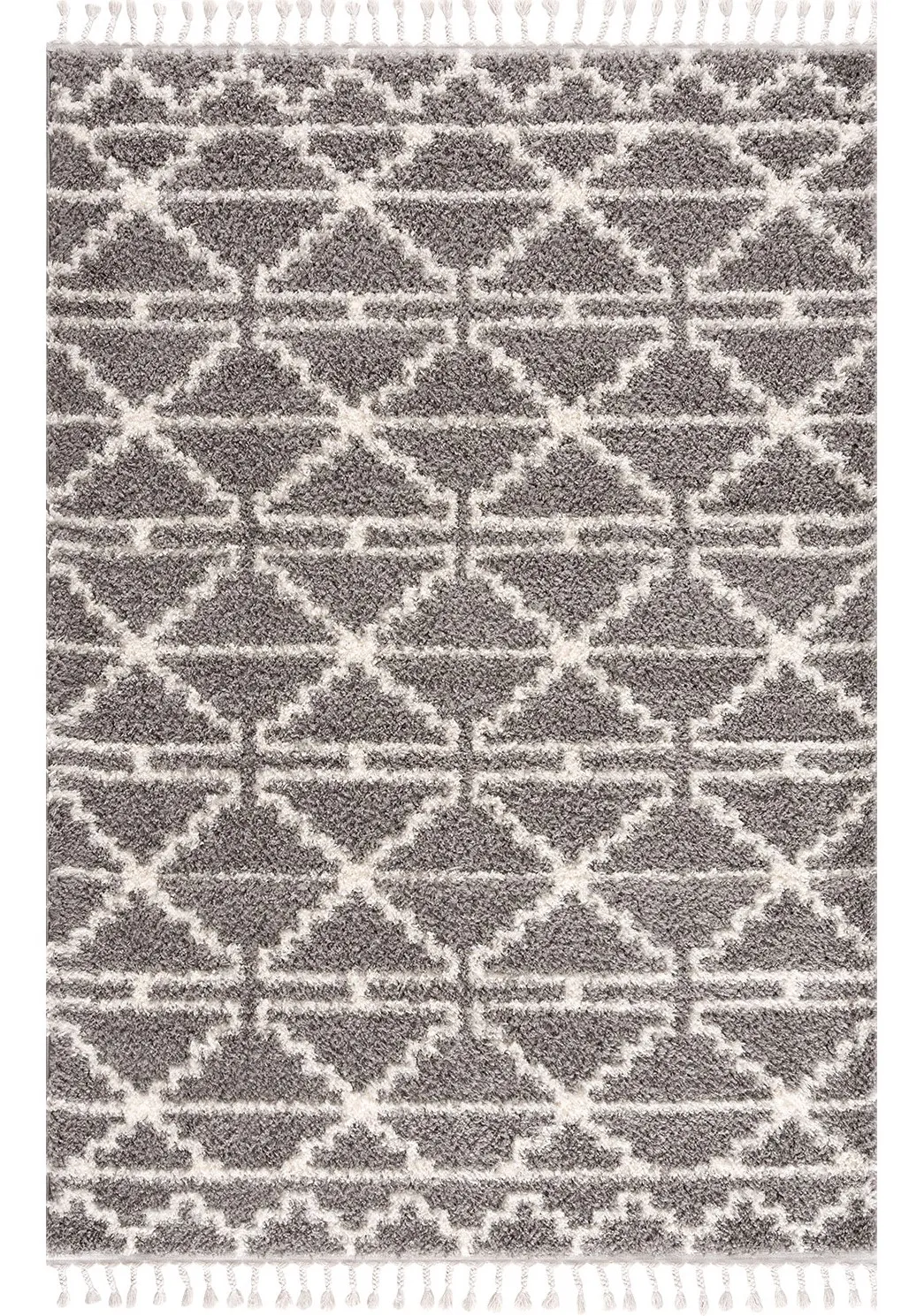 Koberce s dlhým vlasom - Azuay (šedá)