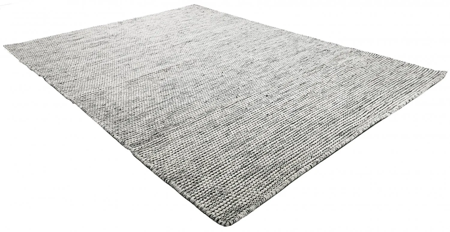 Vlnený koberec - Otago (šedá/čierna)