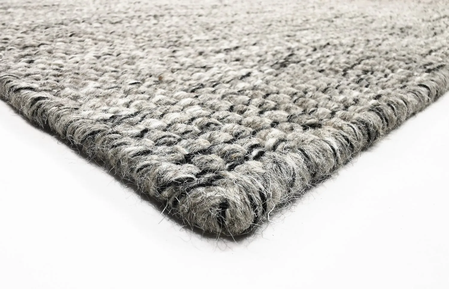 Vlnený koberec - Otago (šedá/čierna)