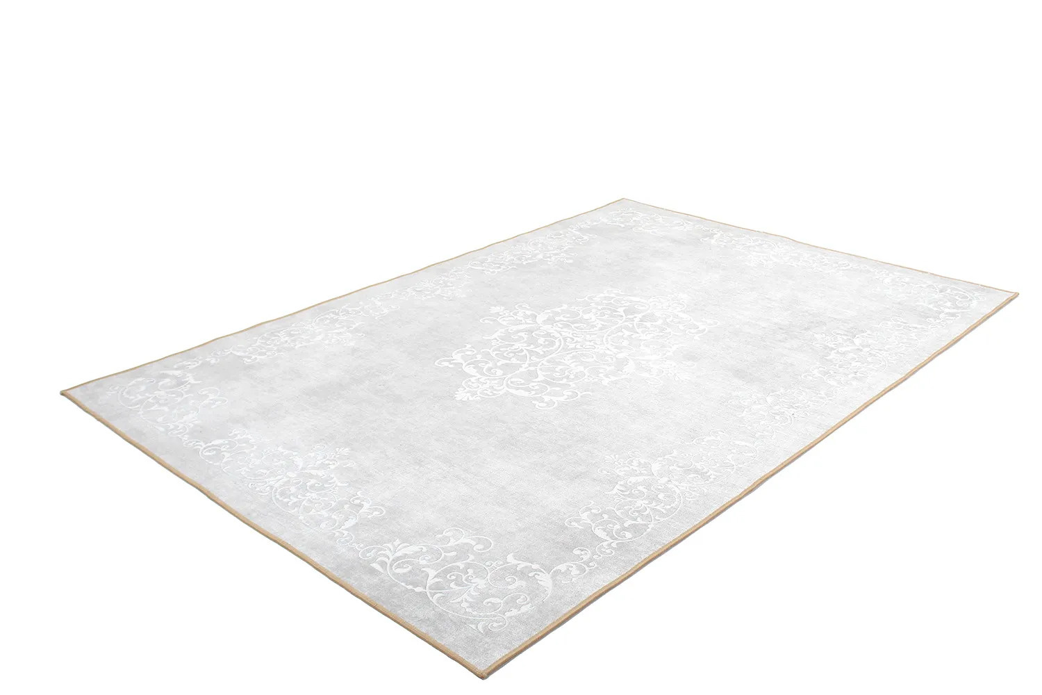 Koberec Wilton - Santi (svetlo šedá/biela)