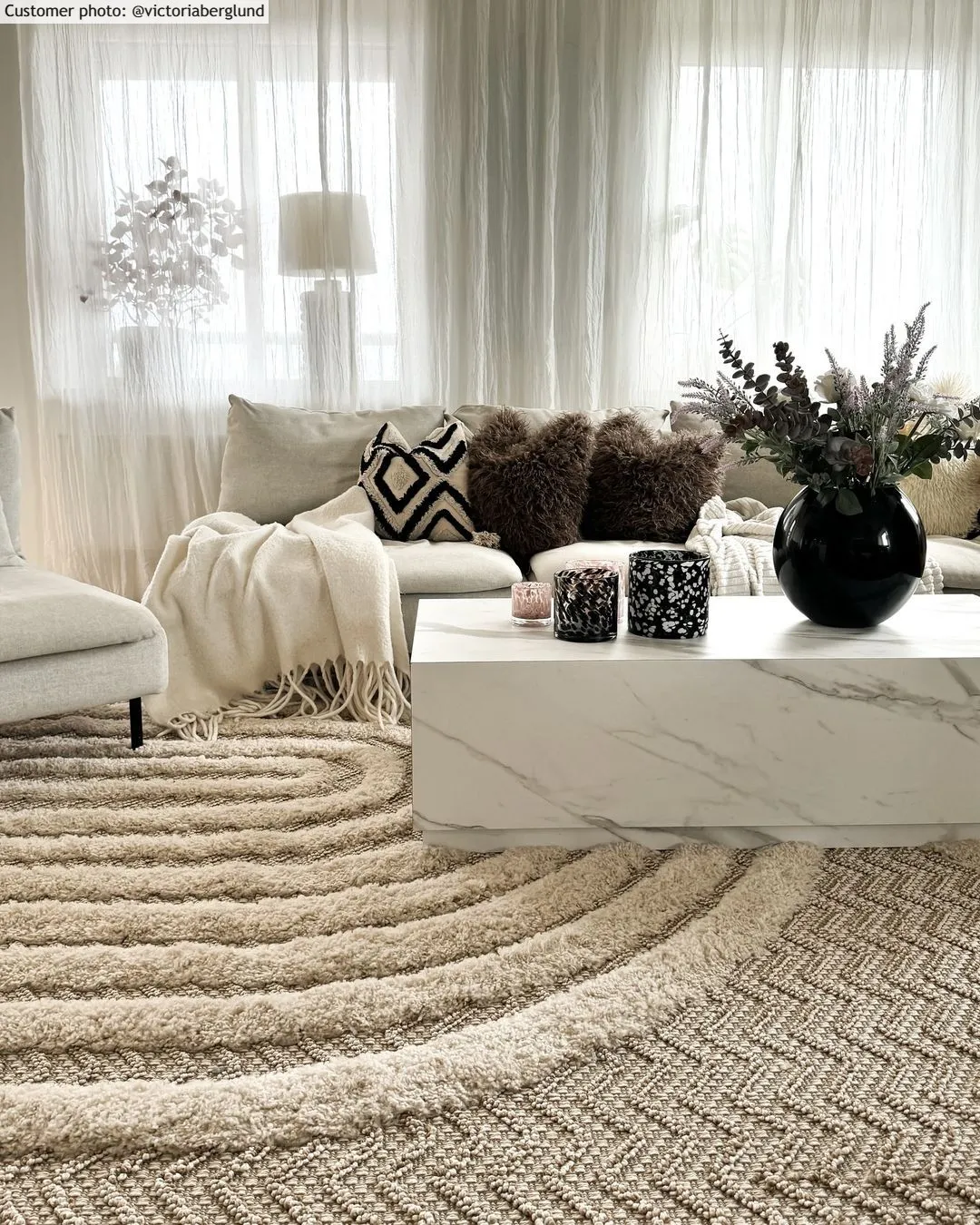 Koberce s chlupem - Ronda (béžová)