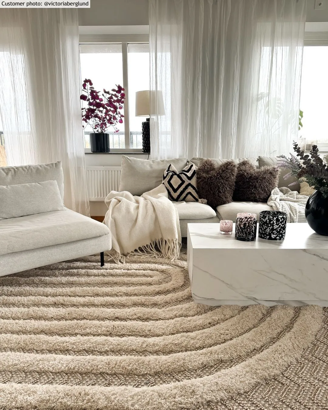 Koberce s chlupem - Ronda (béžová)