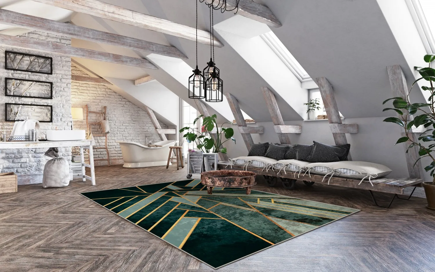 Koberec Wilton - Amasra (zelený)