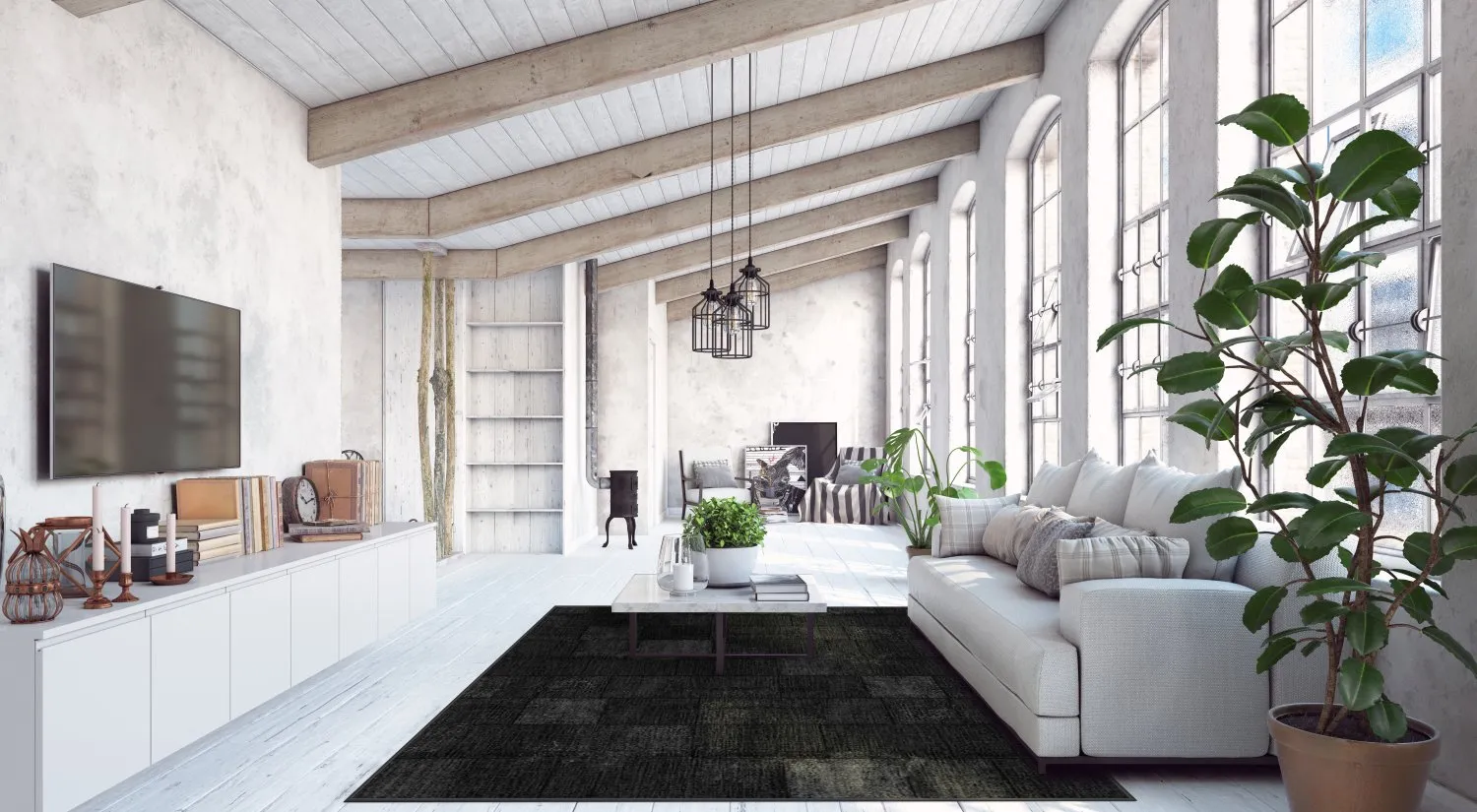 Koberec Wilton - Karaman (čierny)