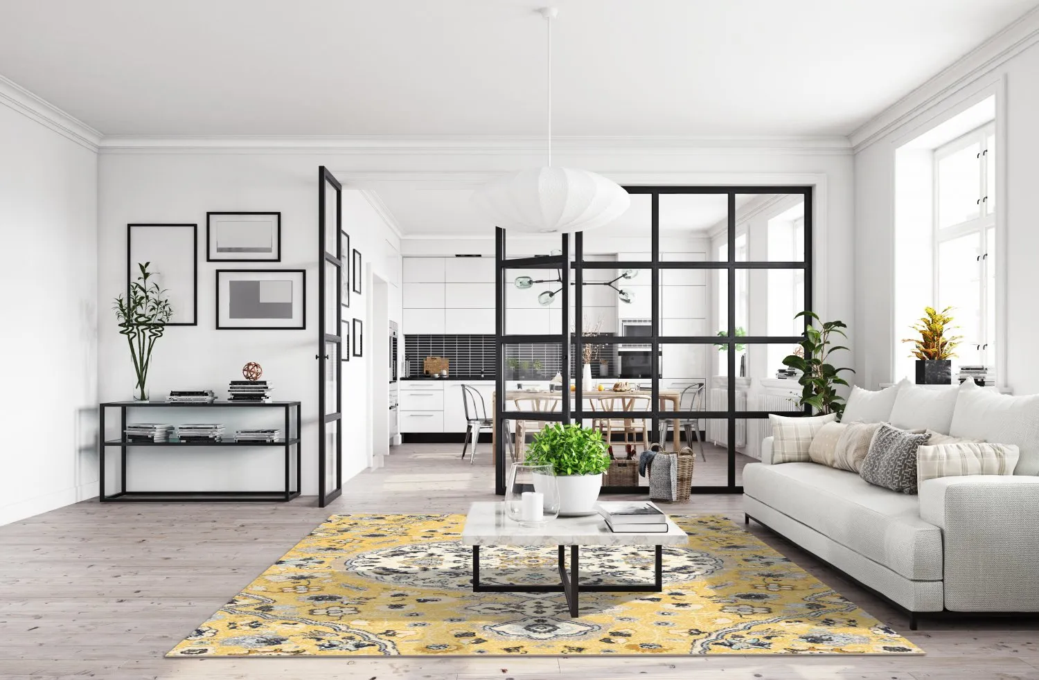 Koberec Wilton - Mojácar (žltý)