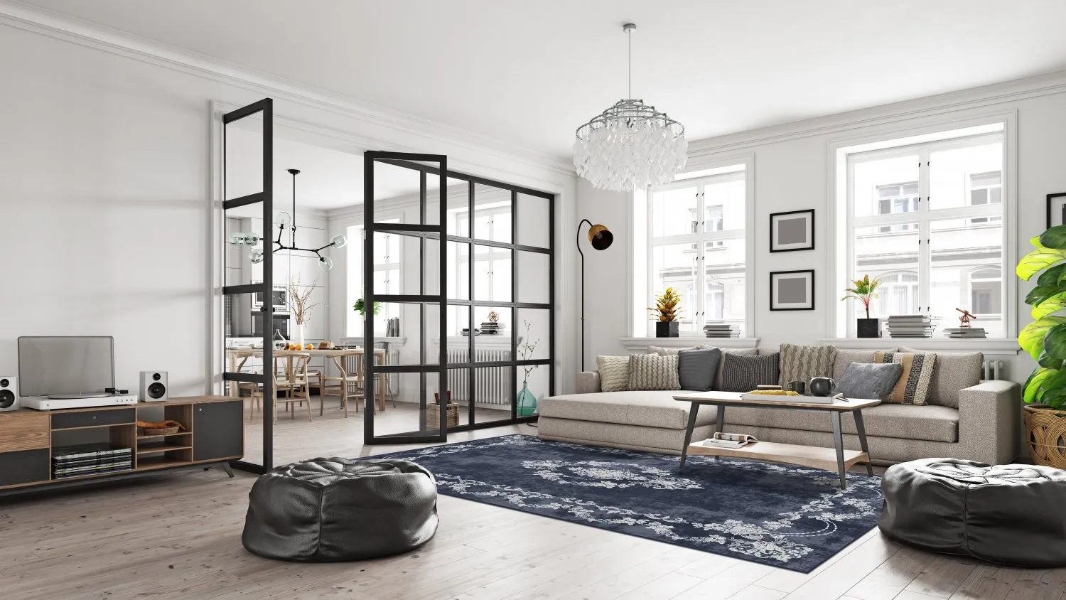 Koberec Wilton - Nefta (čierny)