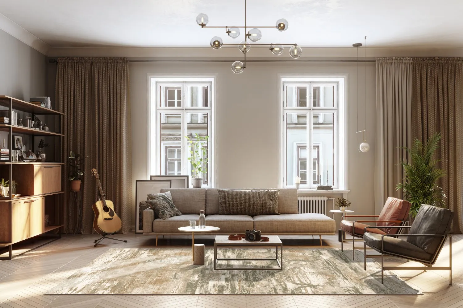 Koberec Wilton - Ben Arous (zelený)