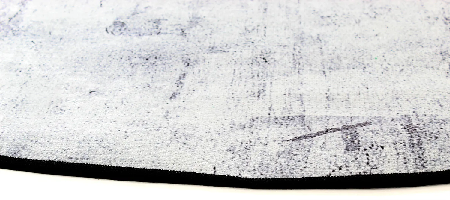 Kruhový koberec - Rosia (modrá/sivá)