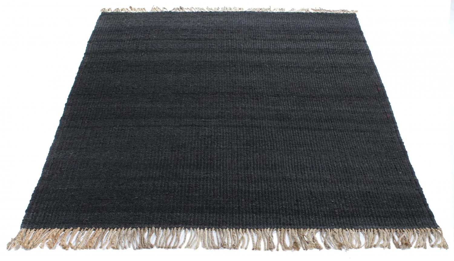 Jutový koberec - Nawa (juta/čierna)
