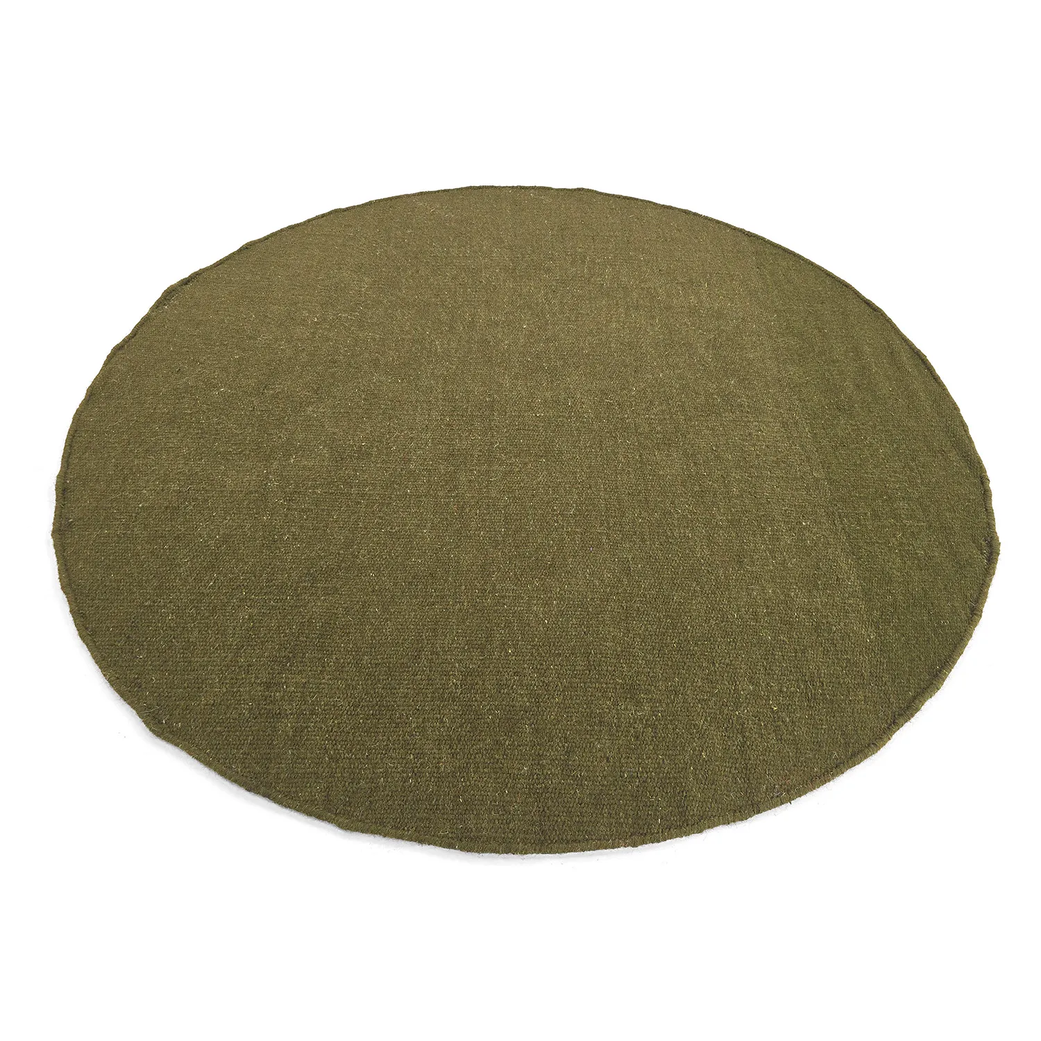 Kruhový koberec - Hamilton (machovo zelený)