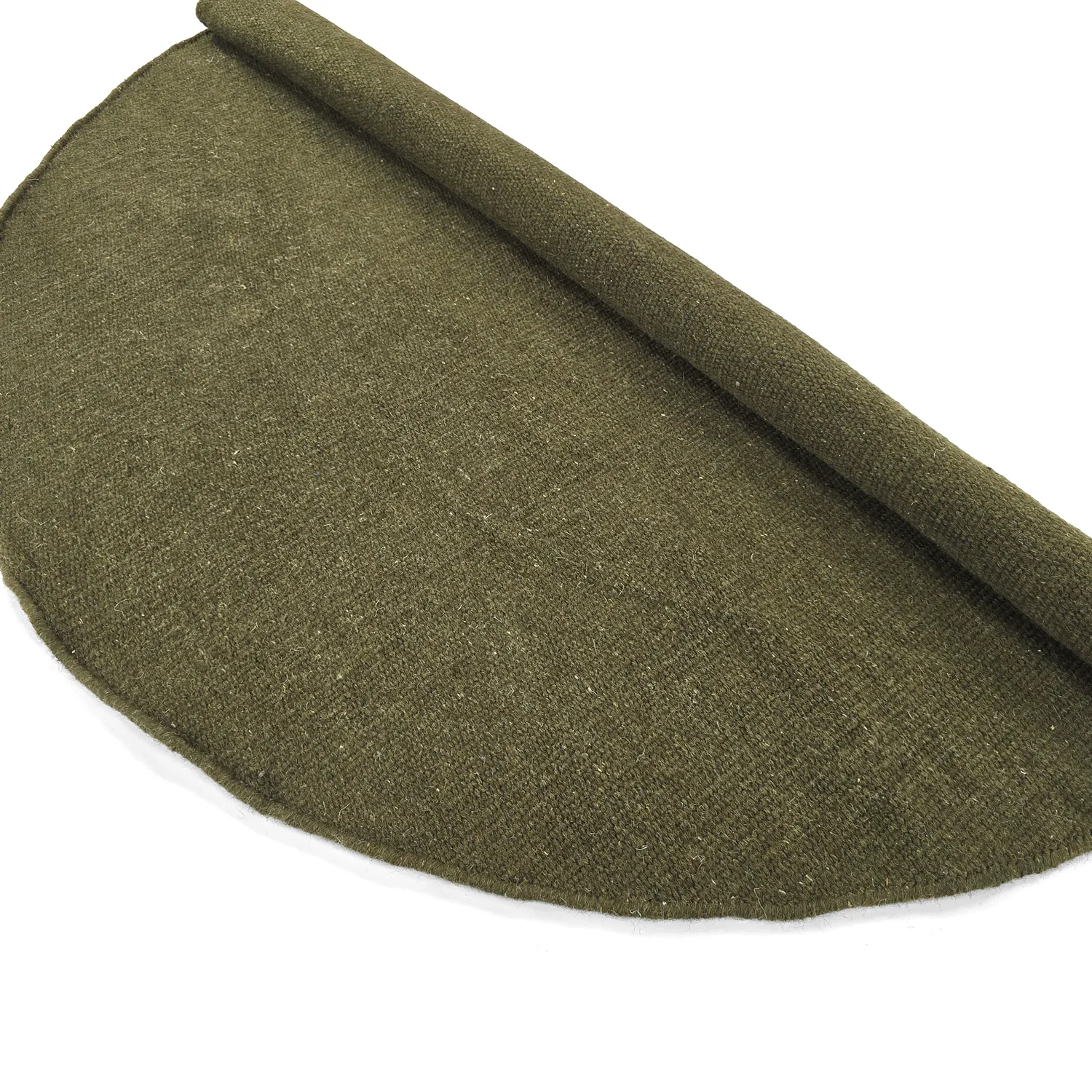 Kruhový koberec - Hamilton (machovo zelený)