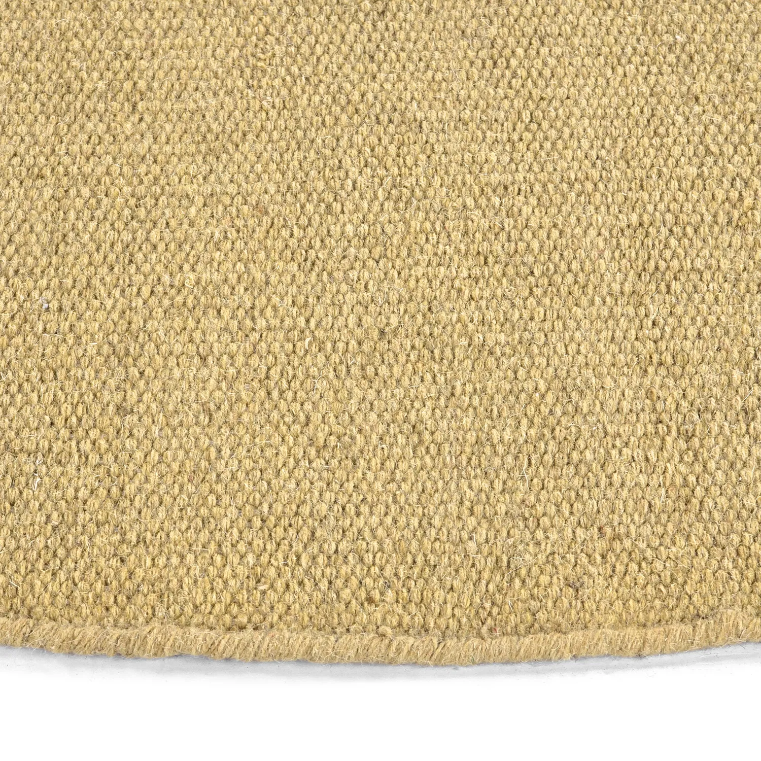 Kruhový koberec - Hamilton (horčicová)