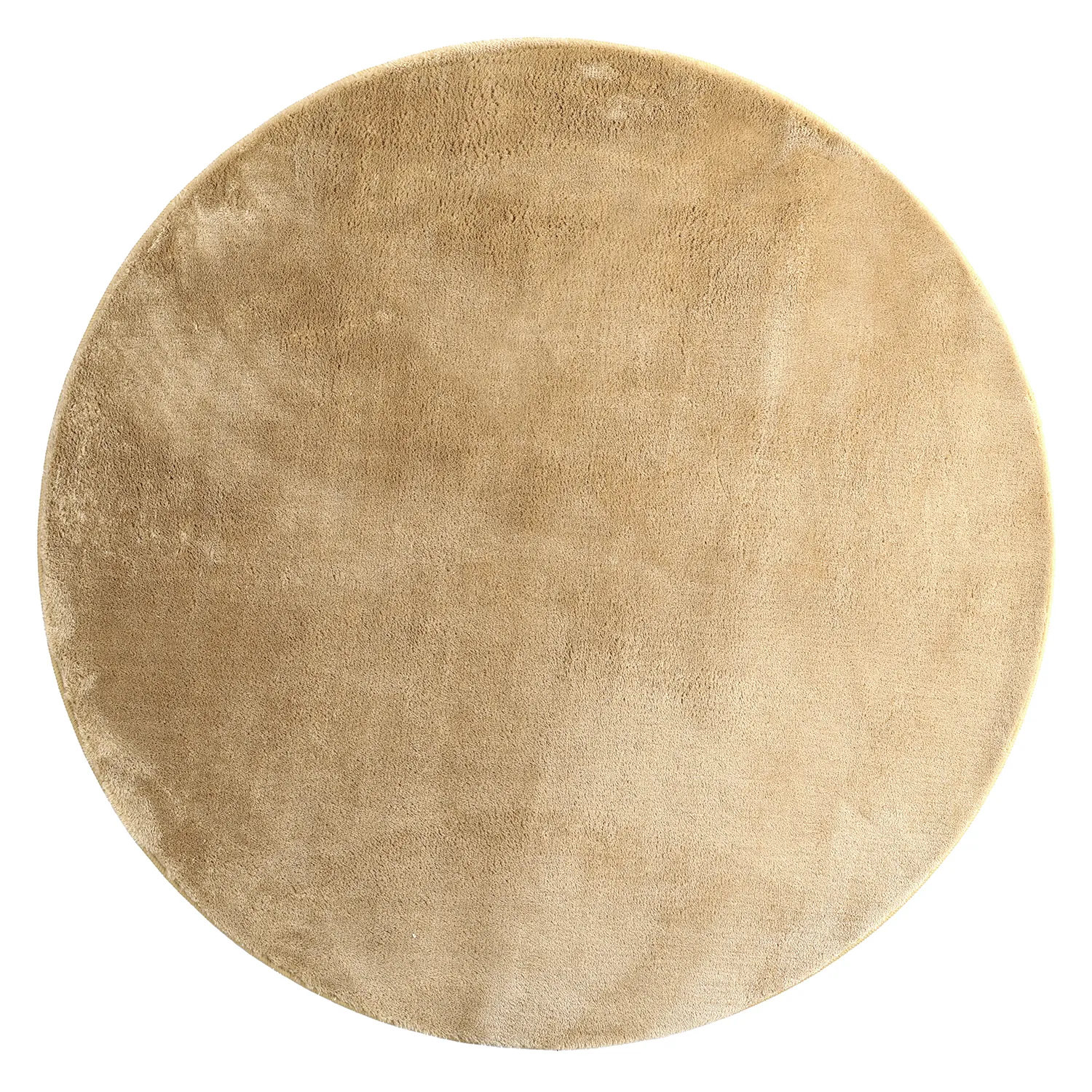 Runda mattor - Aranga Super Soft Fur (mörk beige)