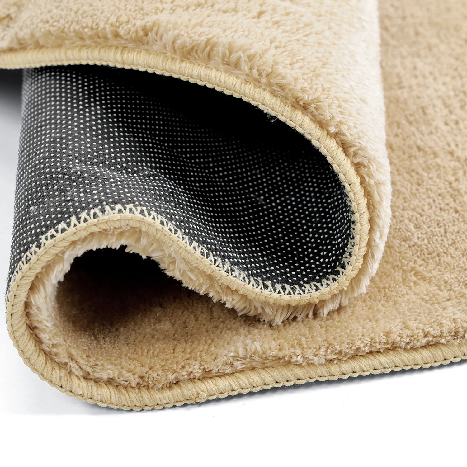 Runda mattor - Aranga Super Soft Fur (mörk beige)