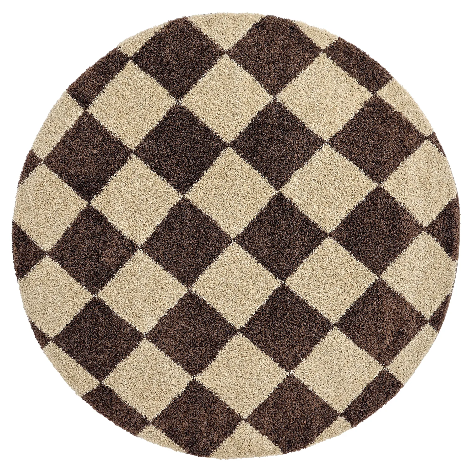 Koberce okrúhle - Albi (hnedá/bežová)