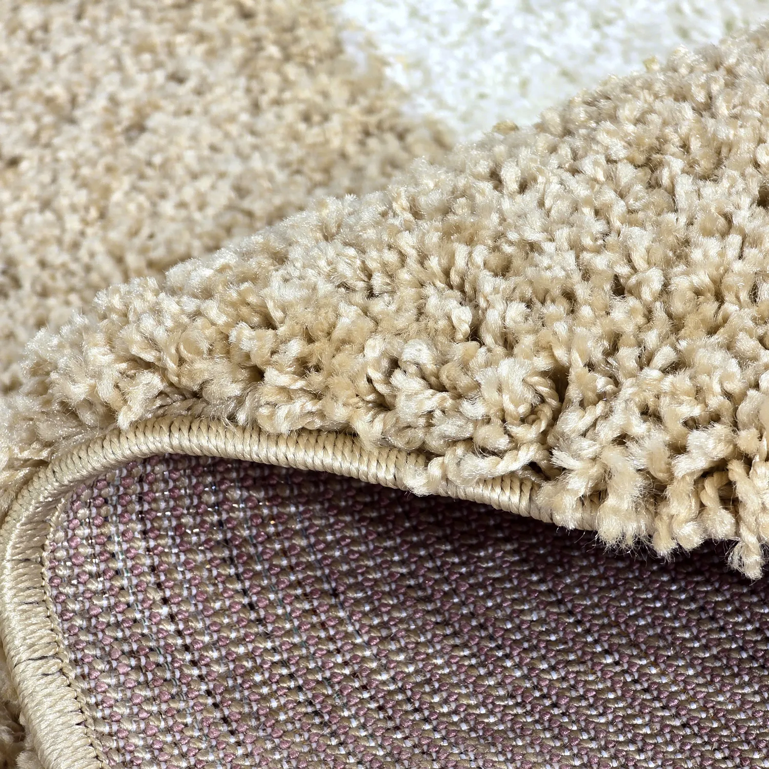 Kruhové koberce - Alsace (béžová/biela/hnedá)