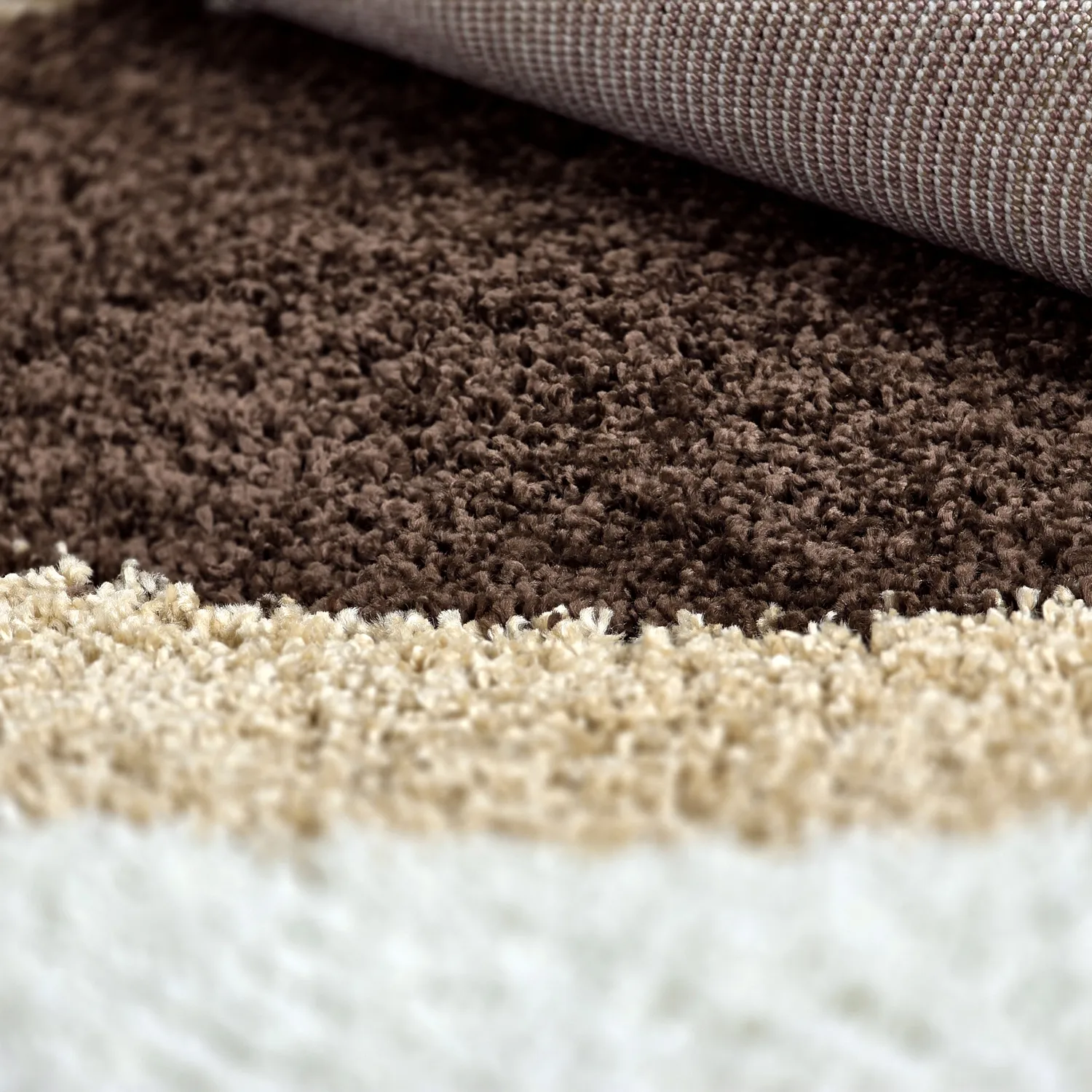 Kruhové koberce - Alsace (béžová/biela/hnedá)