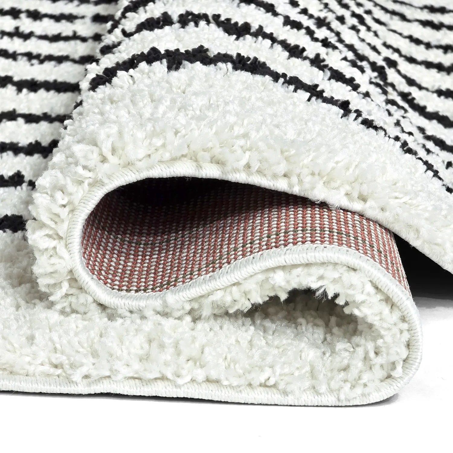 Kruhové koberce - Cluny (biela/čierna)