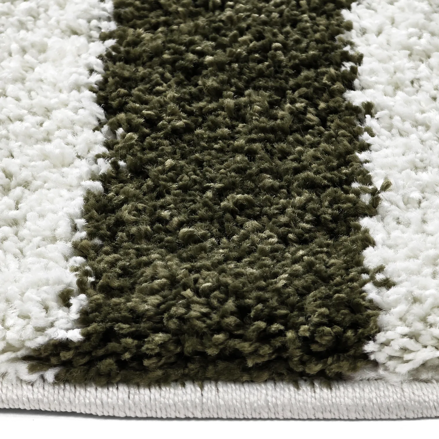 Koberce okrúhle - Imilchil (biela/zelená)