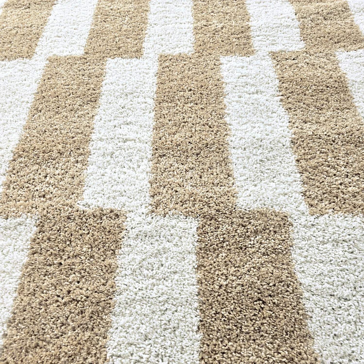 Koberce okrúhle - Tamri (béžová/biela)