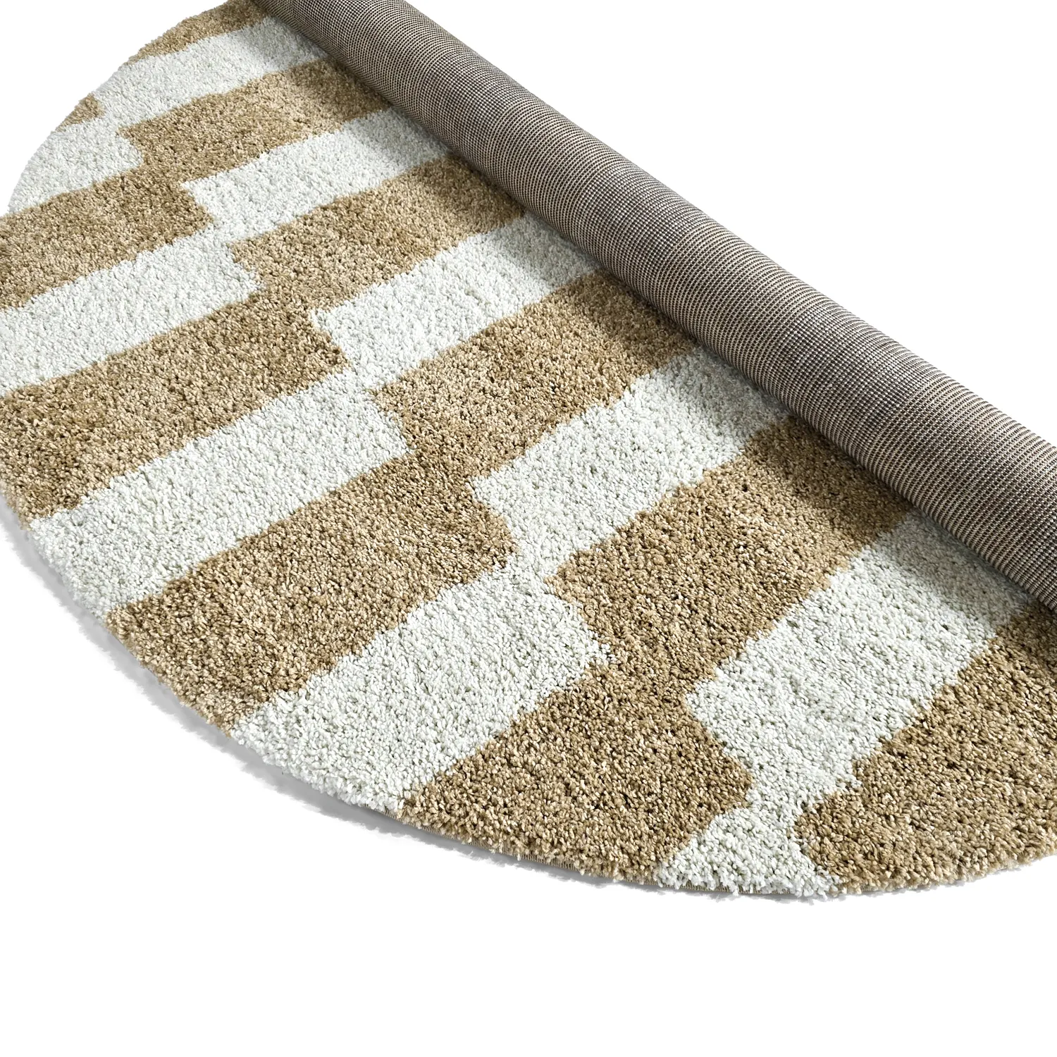 Koberce okrúhle - Tamri (béžová/biela)