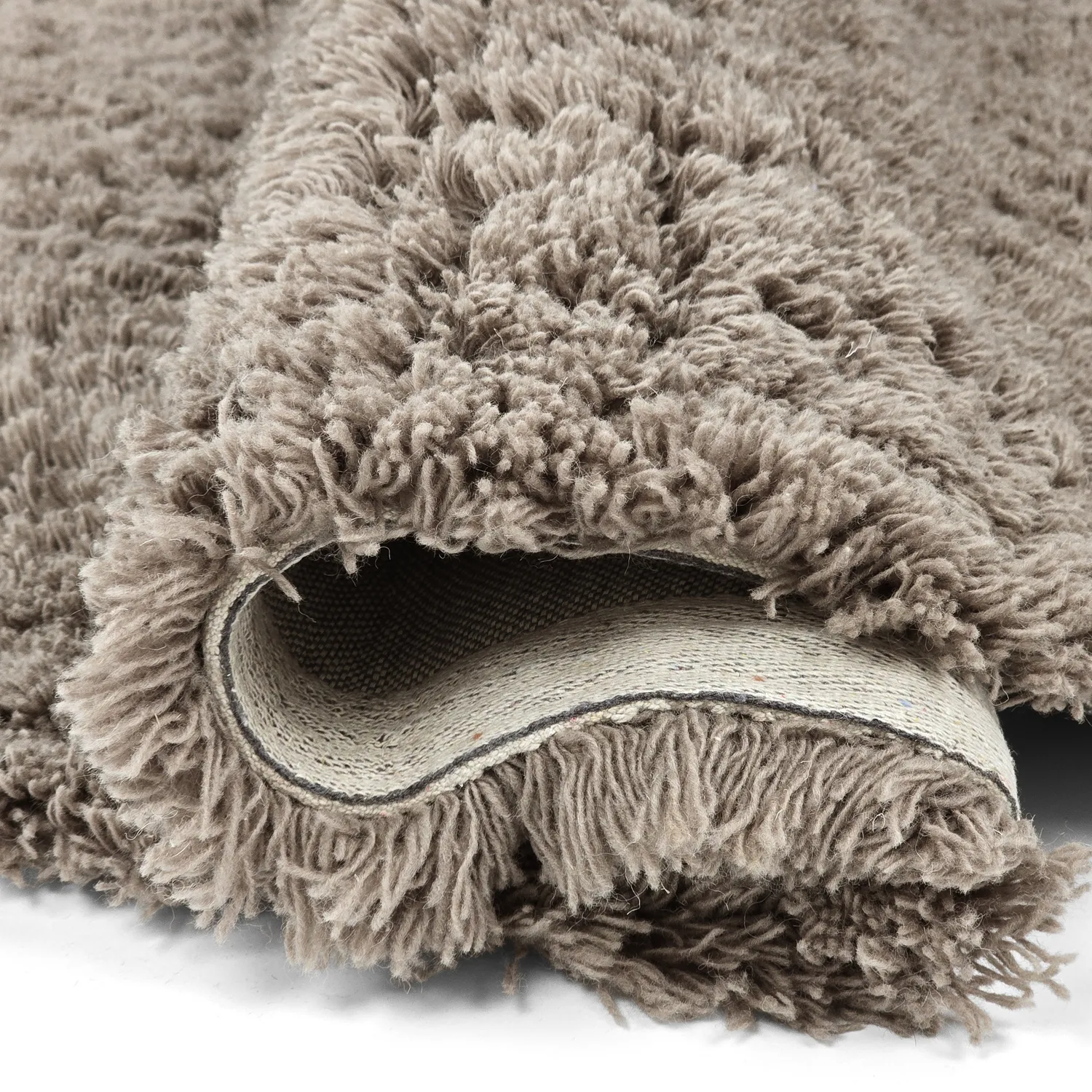 Kulatý koberec - Aliste Wool Shaggy (hnědý)