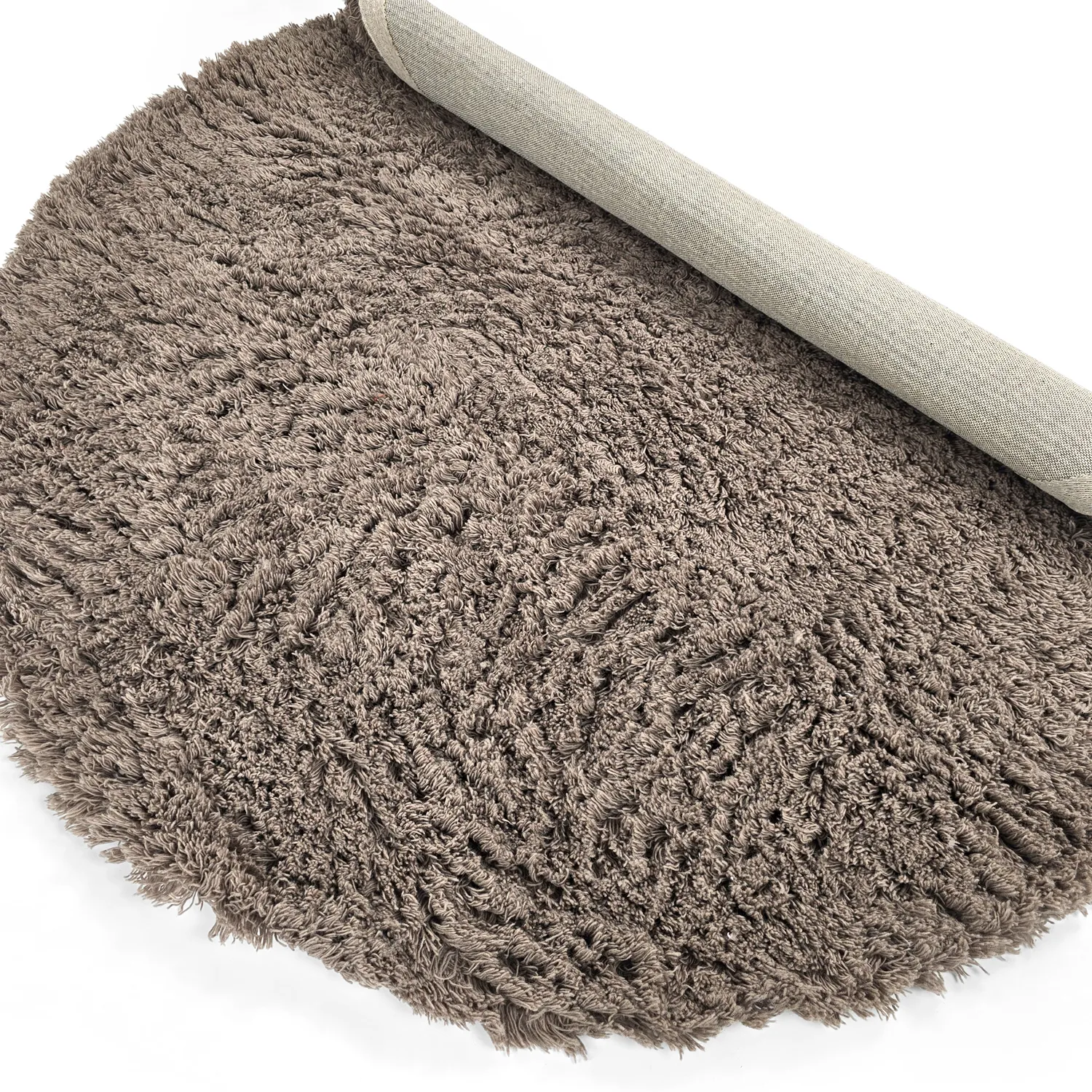 Kulatý koberec - Aliste Wool Shaggy (hnědý)