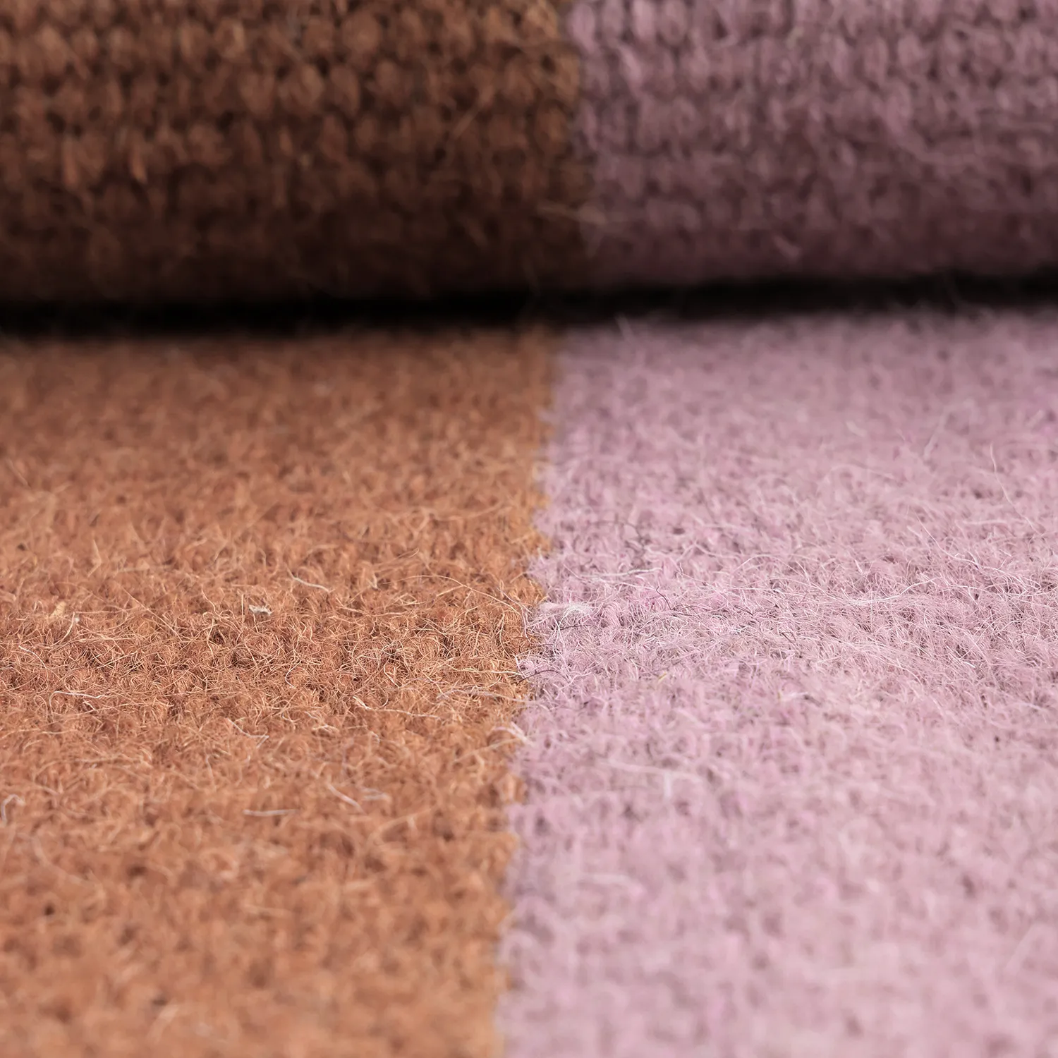 Rund matta - Garine (orange/rosa)