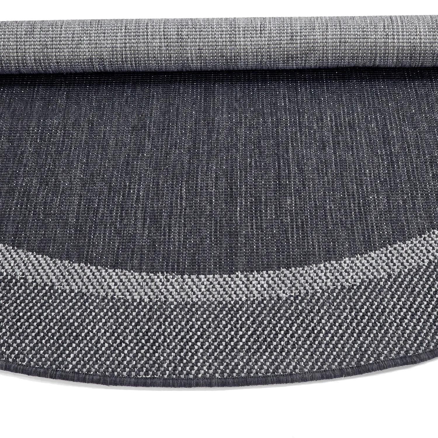Kruhový koberec - Indoor/Outdoor Alta (antracit)