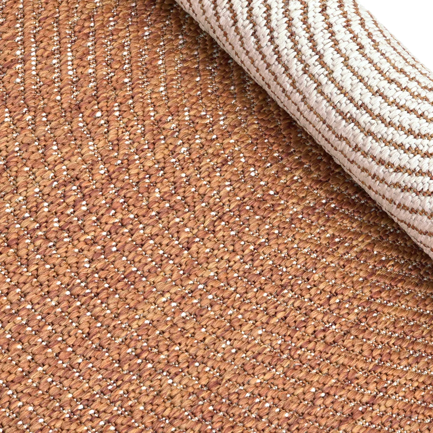 Kruhový koberec - Indoor/Outdoor Arlo (oranžový)