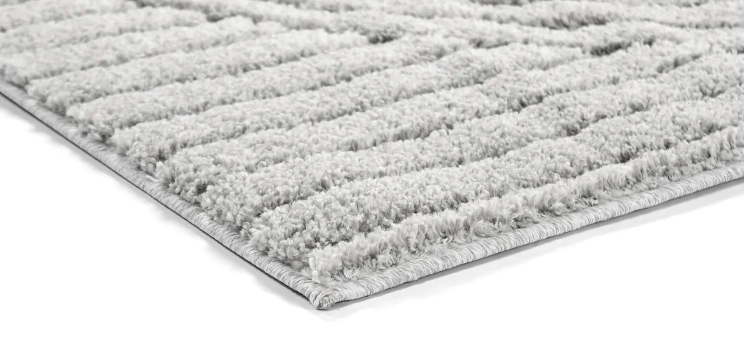 Plyšové koberce - Wendy (svetlo šedá)
