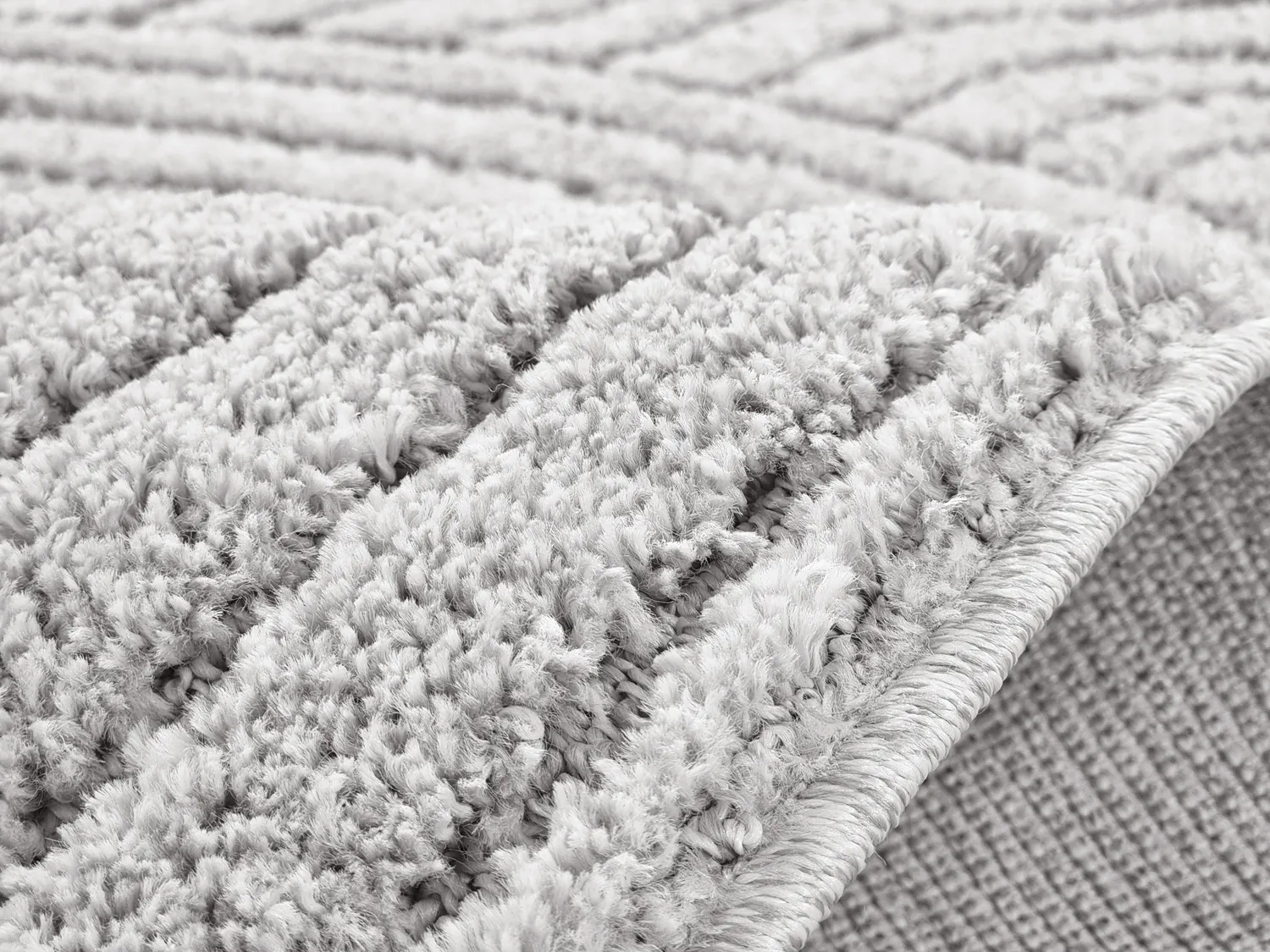 Plyšové koberce - Wendy (svetlo šedá)