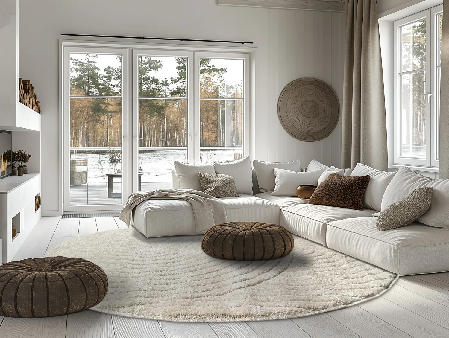 Koberce okrúhle - Wendy (offwhite)