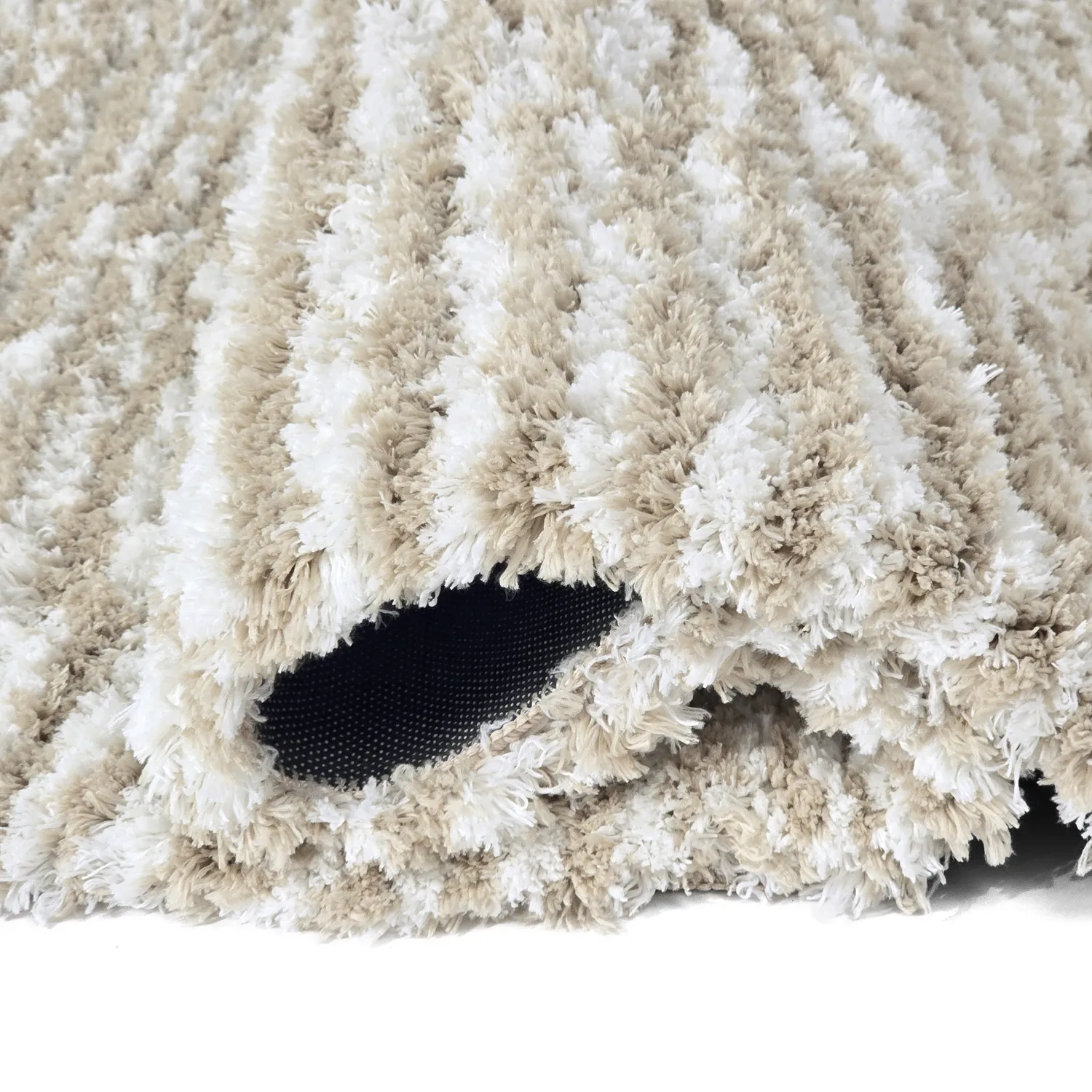 Koberce s vlasom - Aden (béžový/biely)