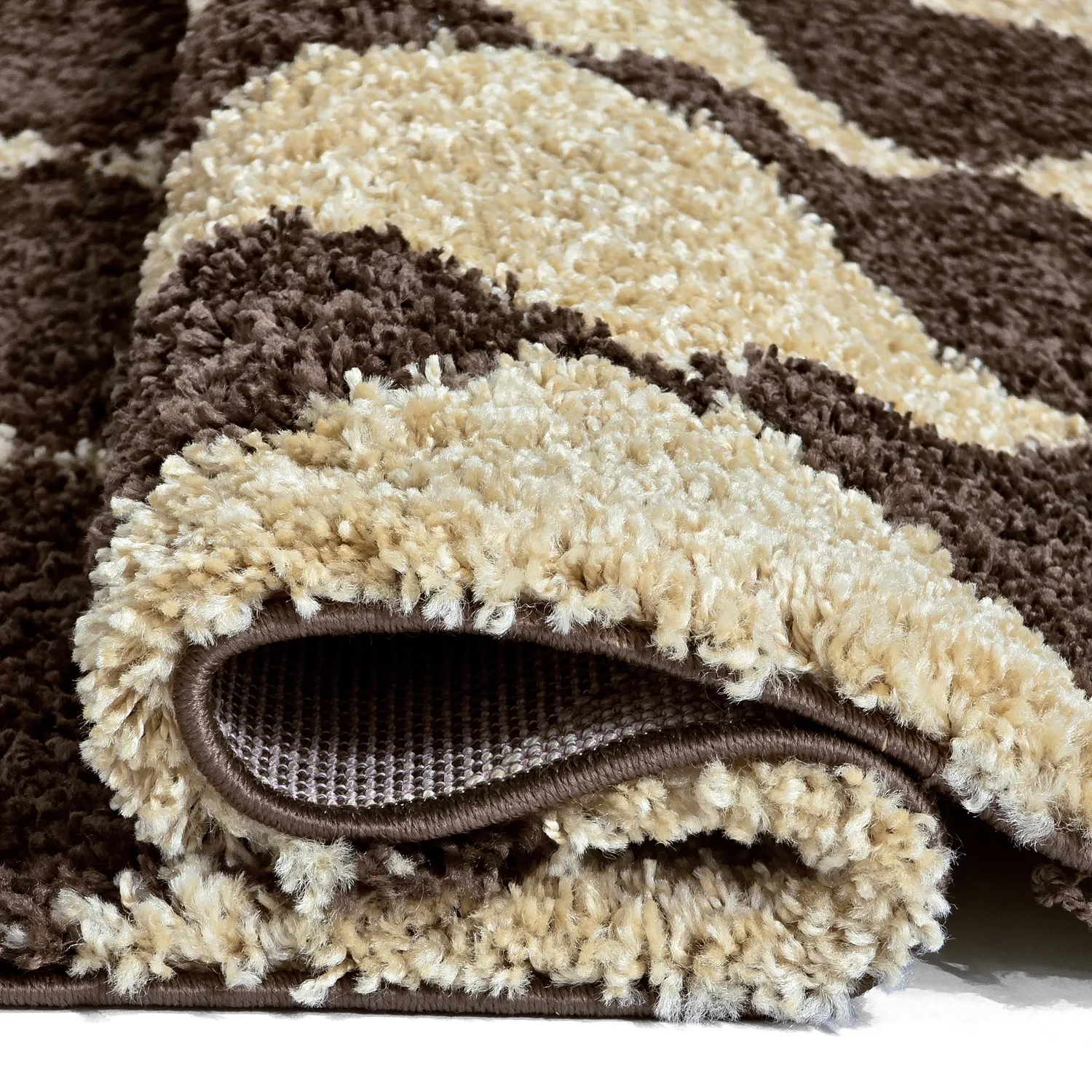 Koberce s chlpmi - Albi (hnedá/bežová)