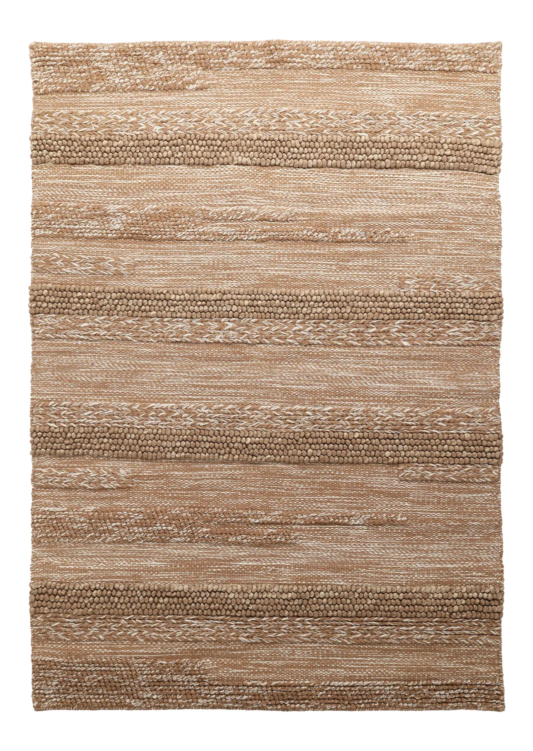 Vlnený koberec - Almaty (svetlohnedý)