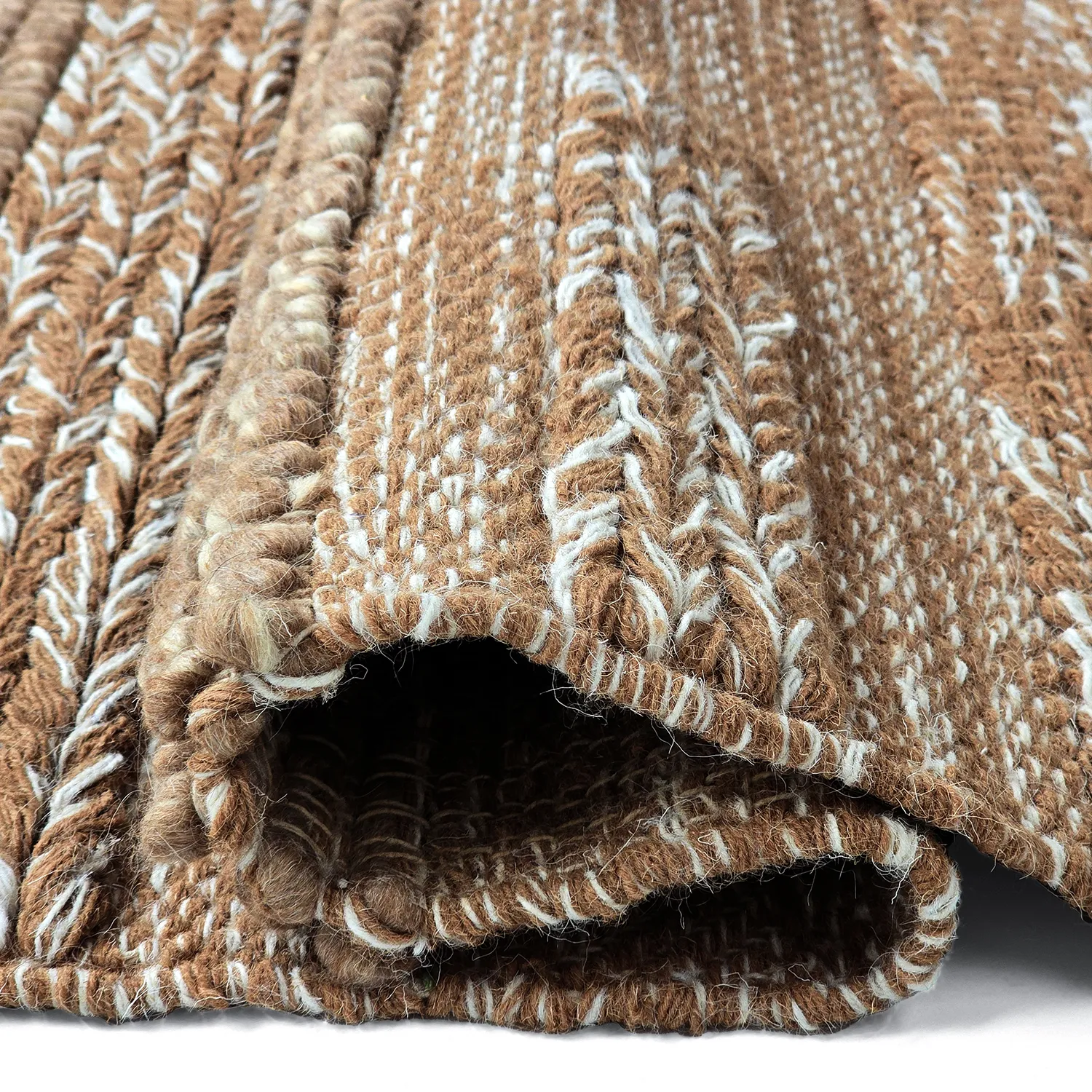 Vlnený koberec - Almaty (svetlohnedý)