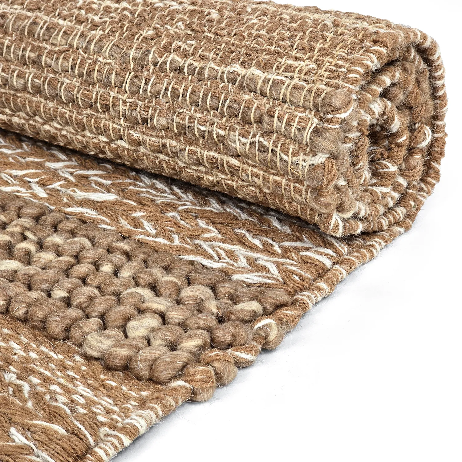 Vlnený koberec - Almaty (svetlohnedý)