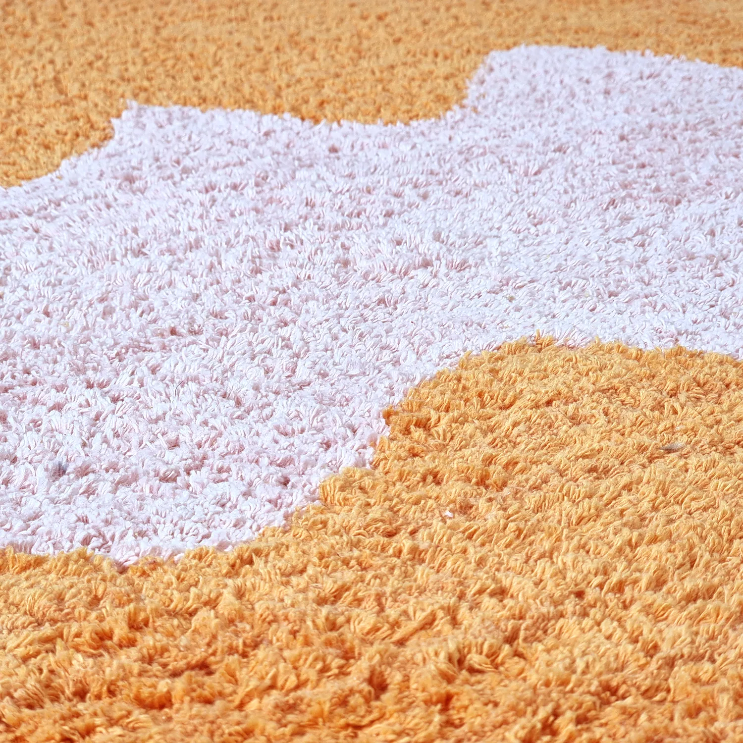 Koberce s chlpmi - Amira Natural Cotton Shaggy (oranžová/rúžová)