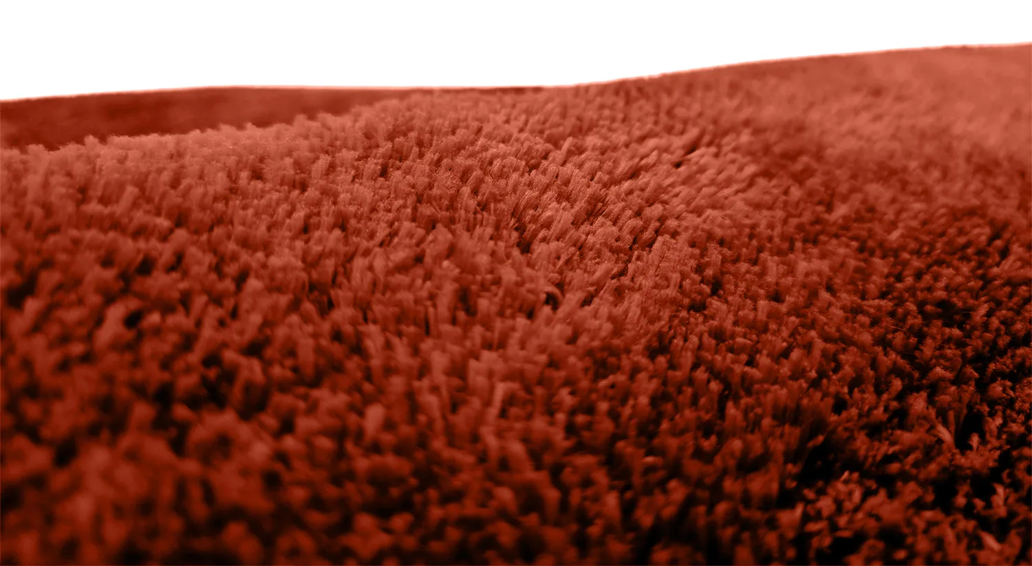Kruhové koberce - Aranga Super Soft Fur (červená)