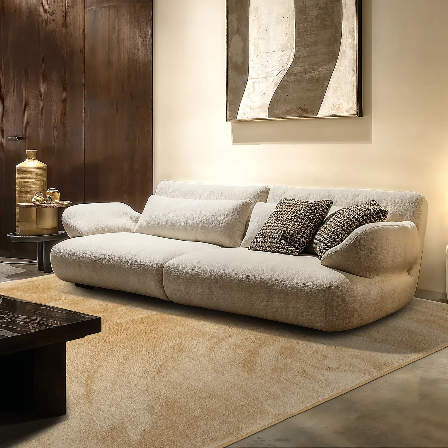 Koberce s dlhým vlasom - Aranga Super Soft Fur (tmavohnedá)