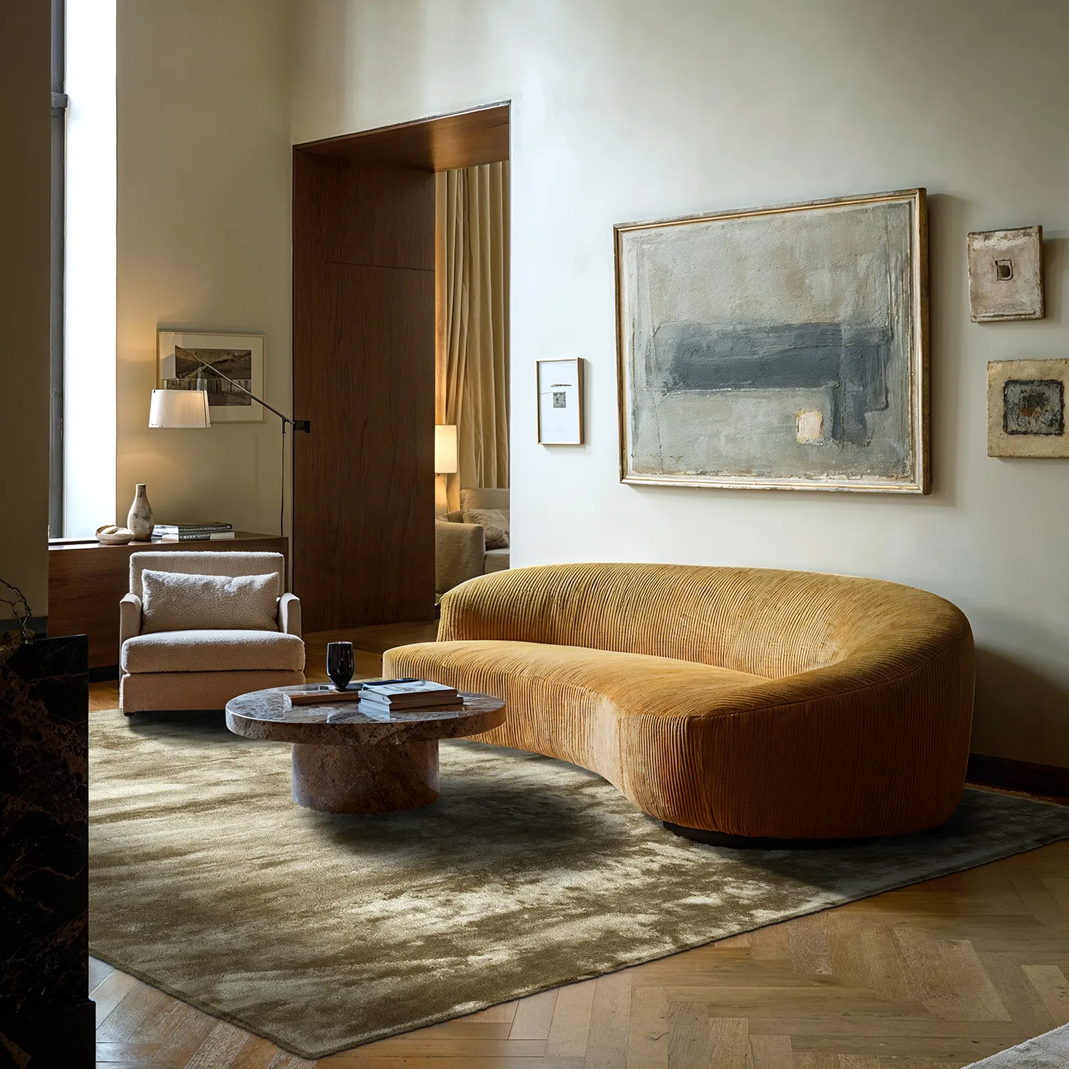 Hřejivé koberce - Aranga Super Soft Fur (světle zelená)