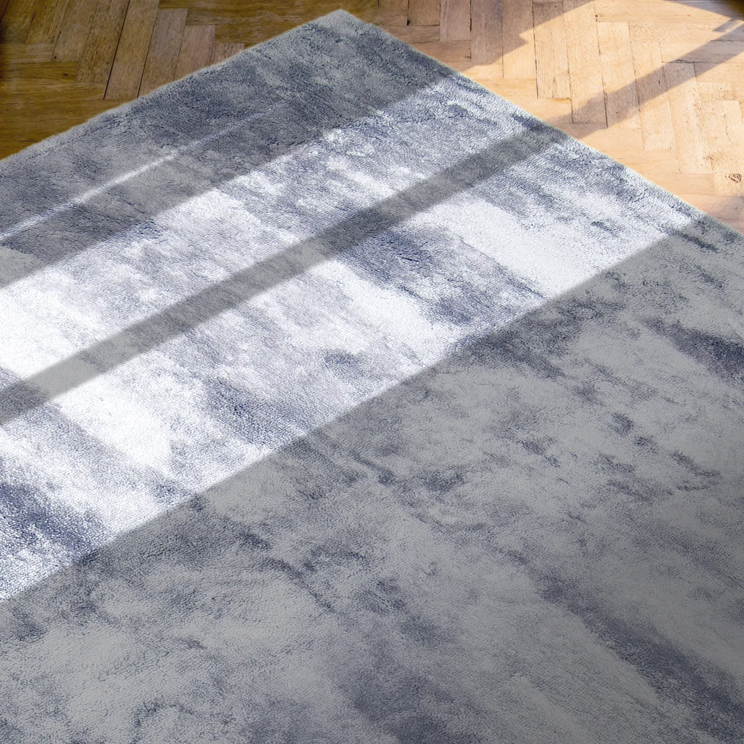 Koberce s dlhým vlasom - Aranga Super Soft Fur (ocelovo modrá)