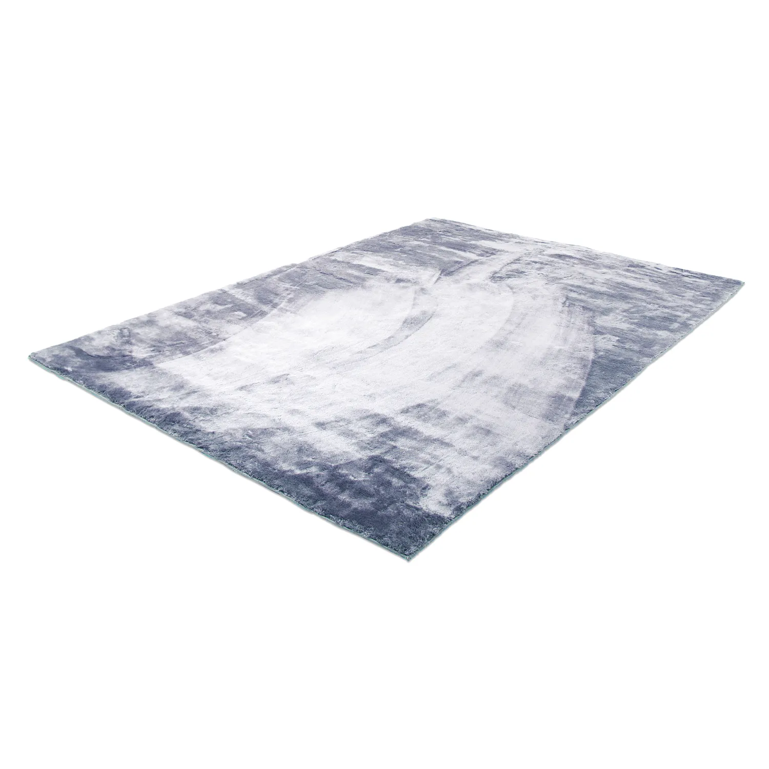 Koberce s dlhým vlasom - Aranga Super Soft Fur (ocelovo modrá)